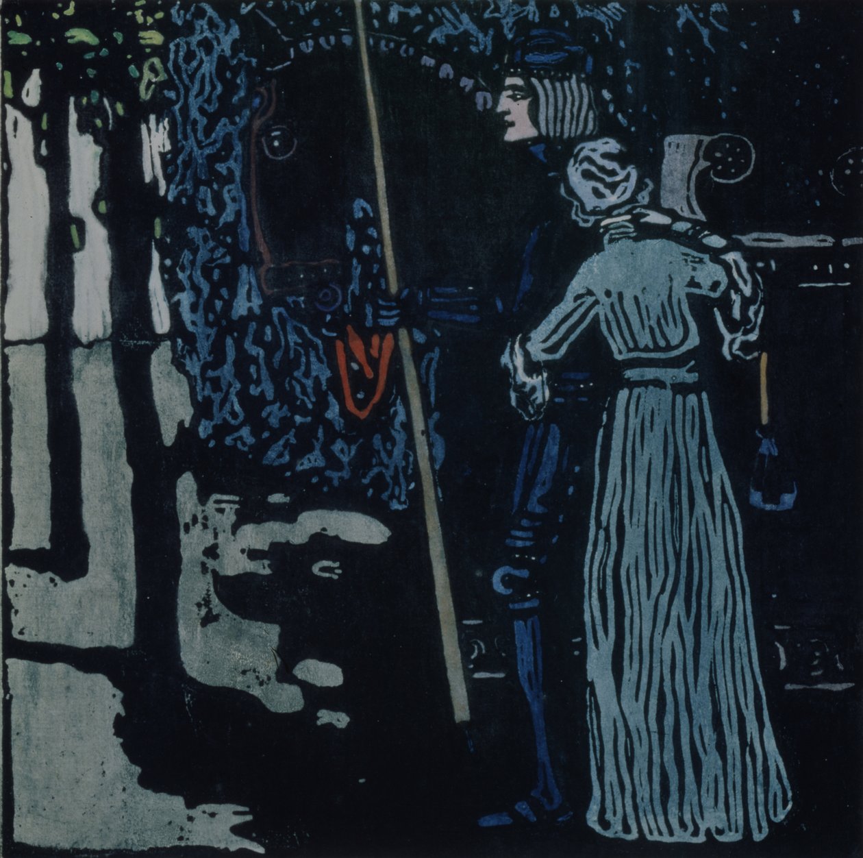 Jäähyväiset, 1907 tekijältä Wassily Kandinsky