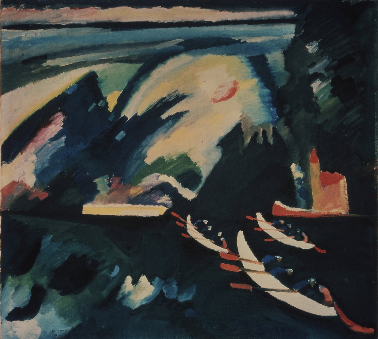 Järvi, 1910 tekijältä Wassily Kandinsky