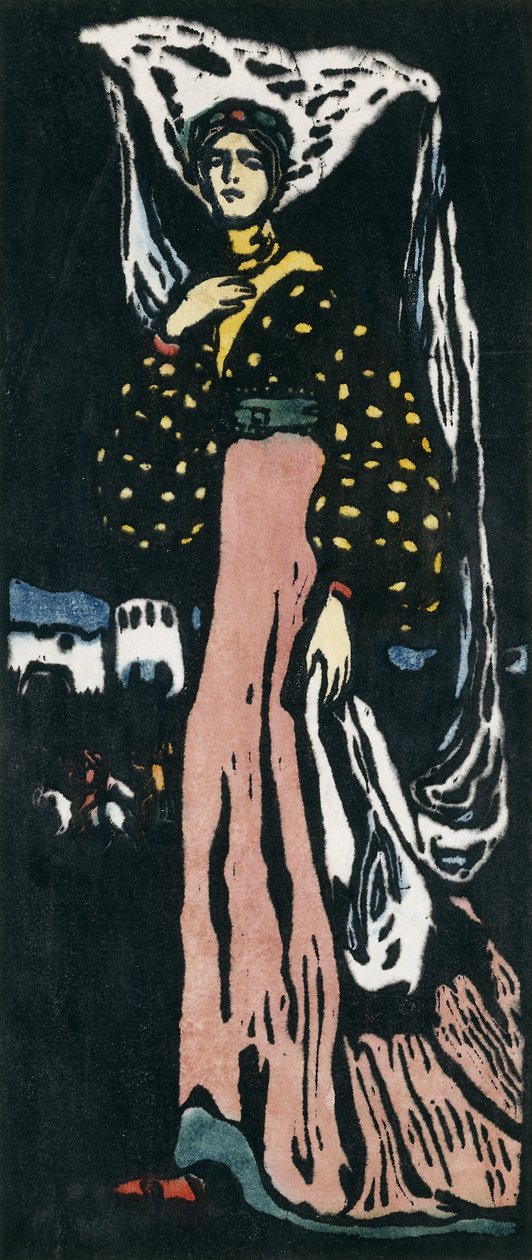 The Night - Suuri versio; Yö - iso versio tekijältä Wassily Kandinsky