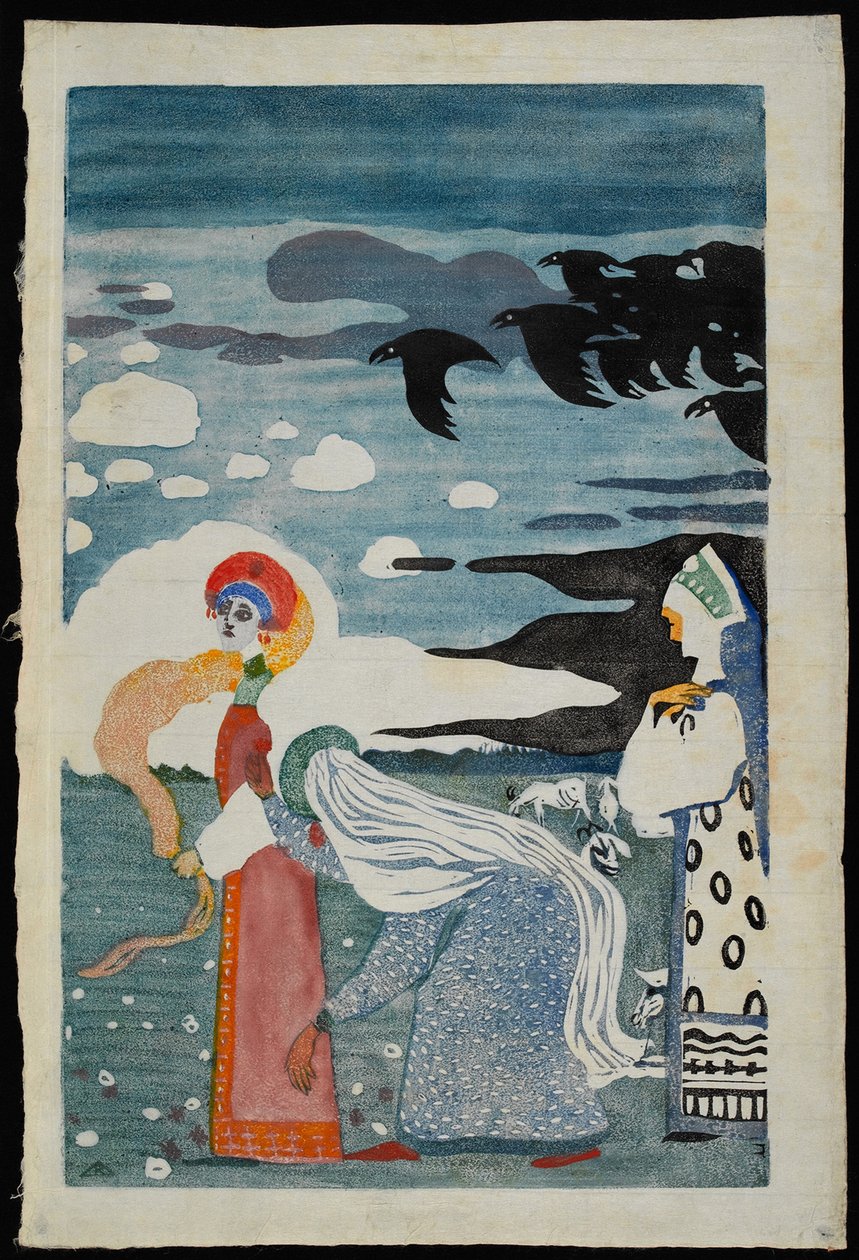 Korpit, 1907. tekijältä Wassily Kandinsky