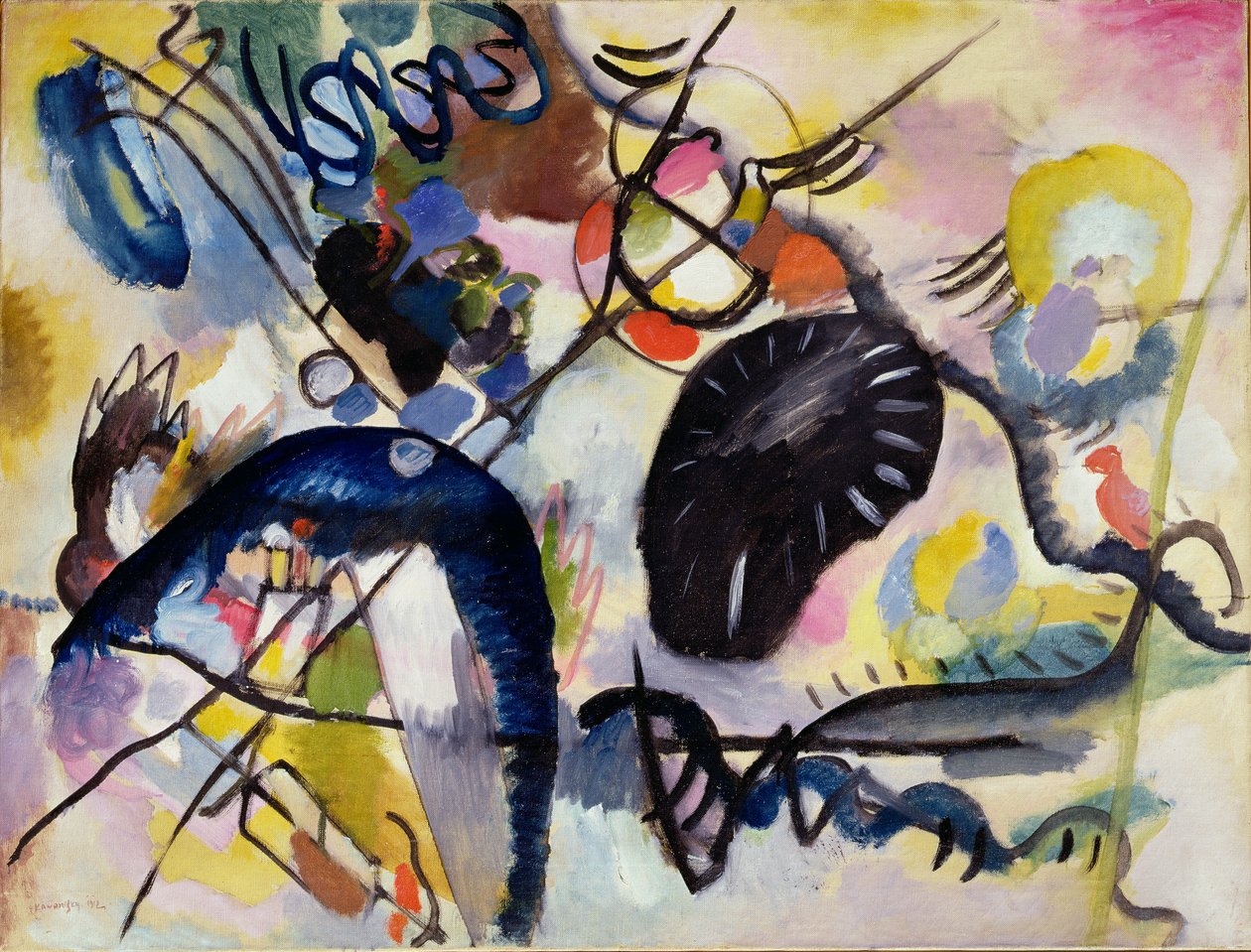 Iltahämärä tekijältä Wassily Kandinsky