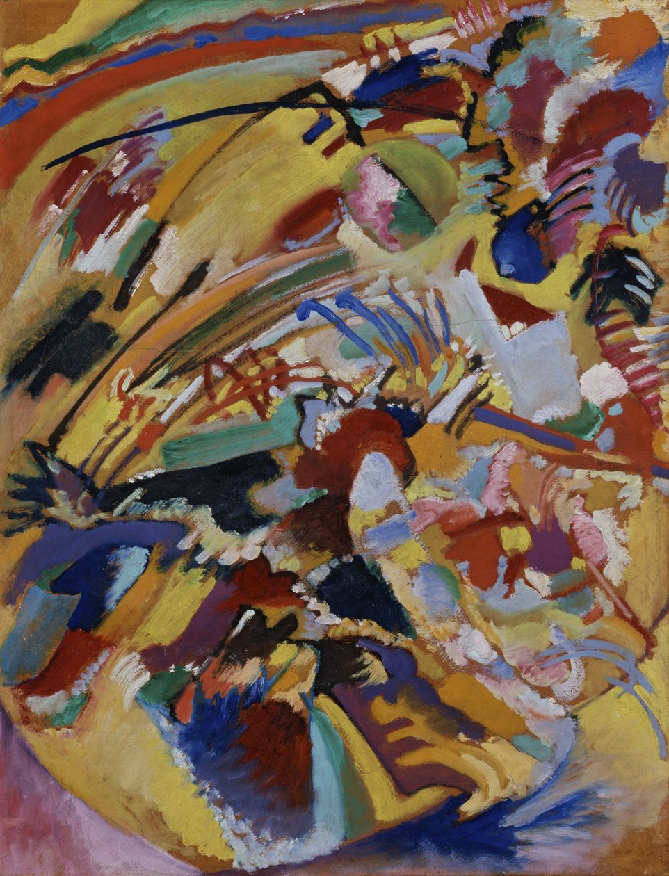 Unbenannte improvisaatio I tekijältä Wassily Kandinsky