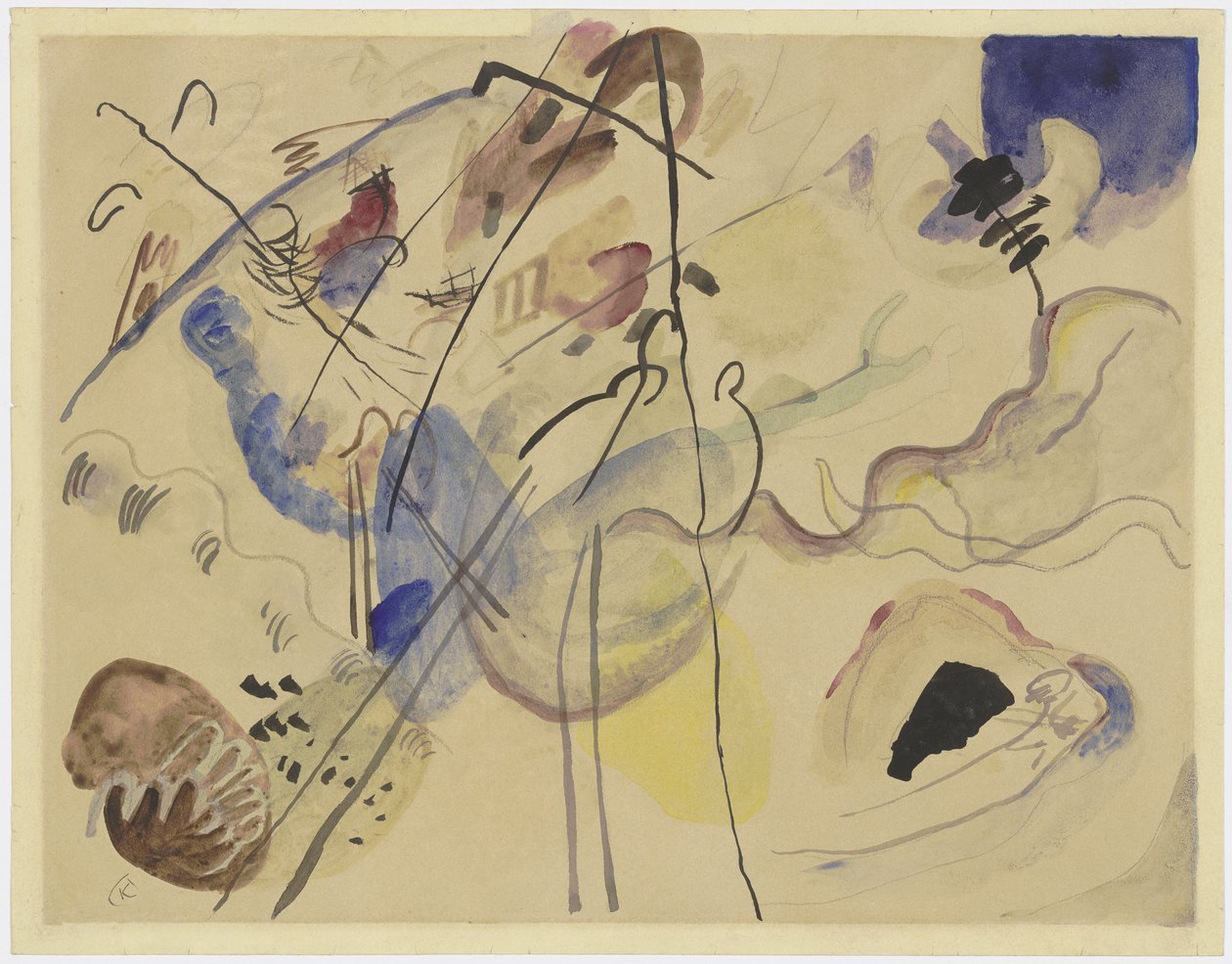 Nimetön (Improvisaatio) tekijältä Wassily Kandinsky