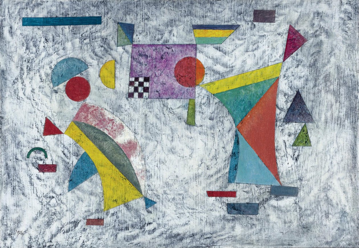 "Volage" (Flatterhaft) Vassily Kandinskyn (tai Wassily Kandinskyn tai Kandinskyjin) maalaus tekijältä Wassily Kandinsky