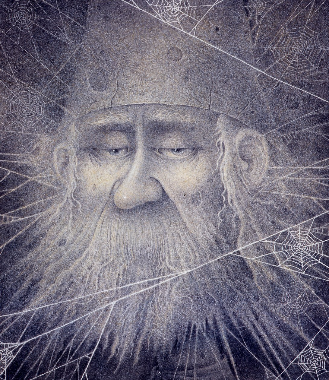Merlin muuttui kiveksi, 2000 (sekatekniikka) tekijältä Wayne Anderson