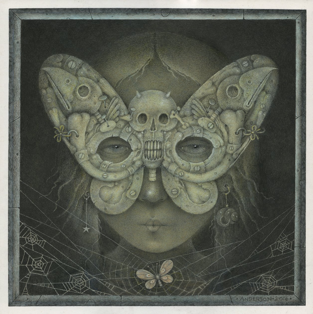 The Dark Web, 2016 (sekatekniikka) tekijältä Wayne Anderson
