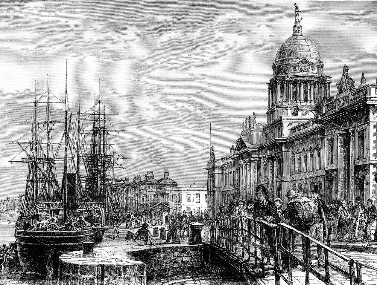 Dublin, Irlanti, 1800-luku. tekijältä Weber