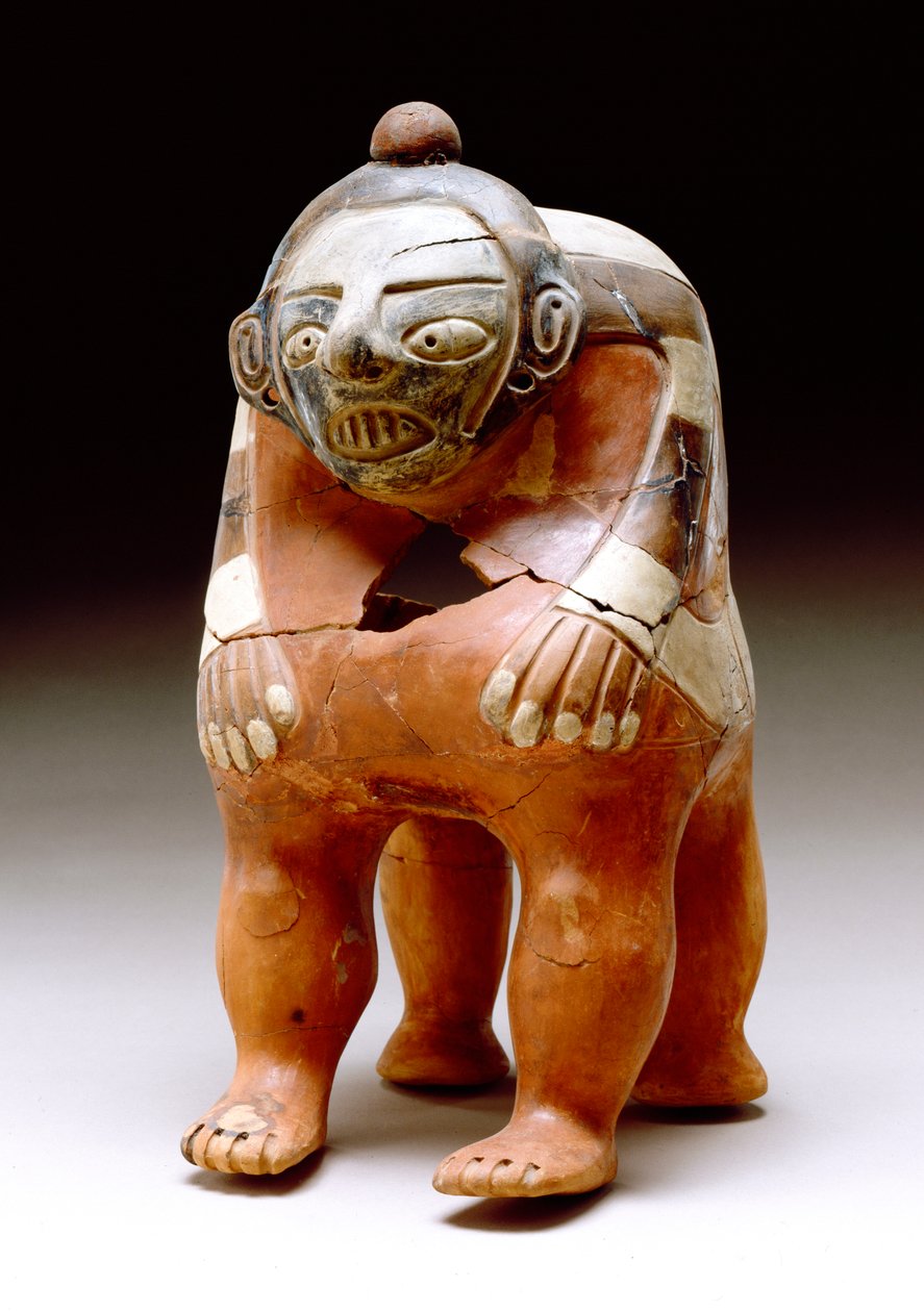 Ihmisen muisto uurna, 600-900 (keraaminen) tekijältä Weeden Island culture