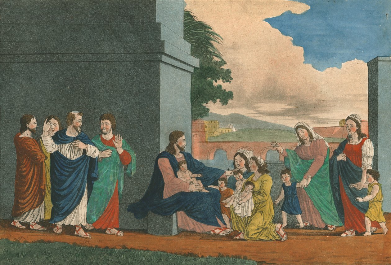 Pienet lapset kärsivät, 1800-luku tekijältä Weenix