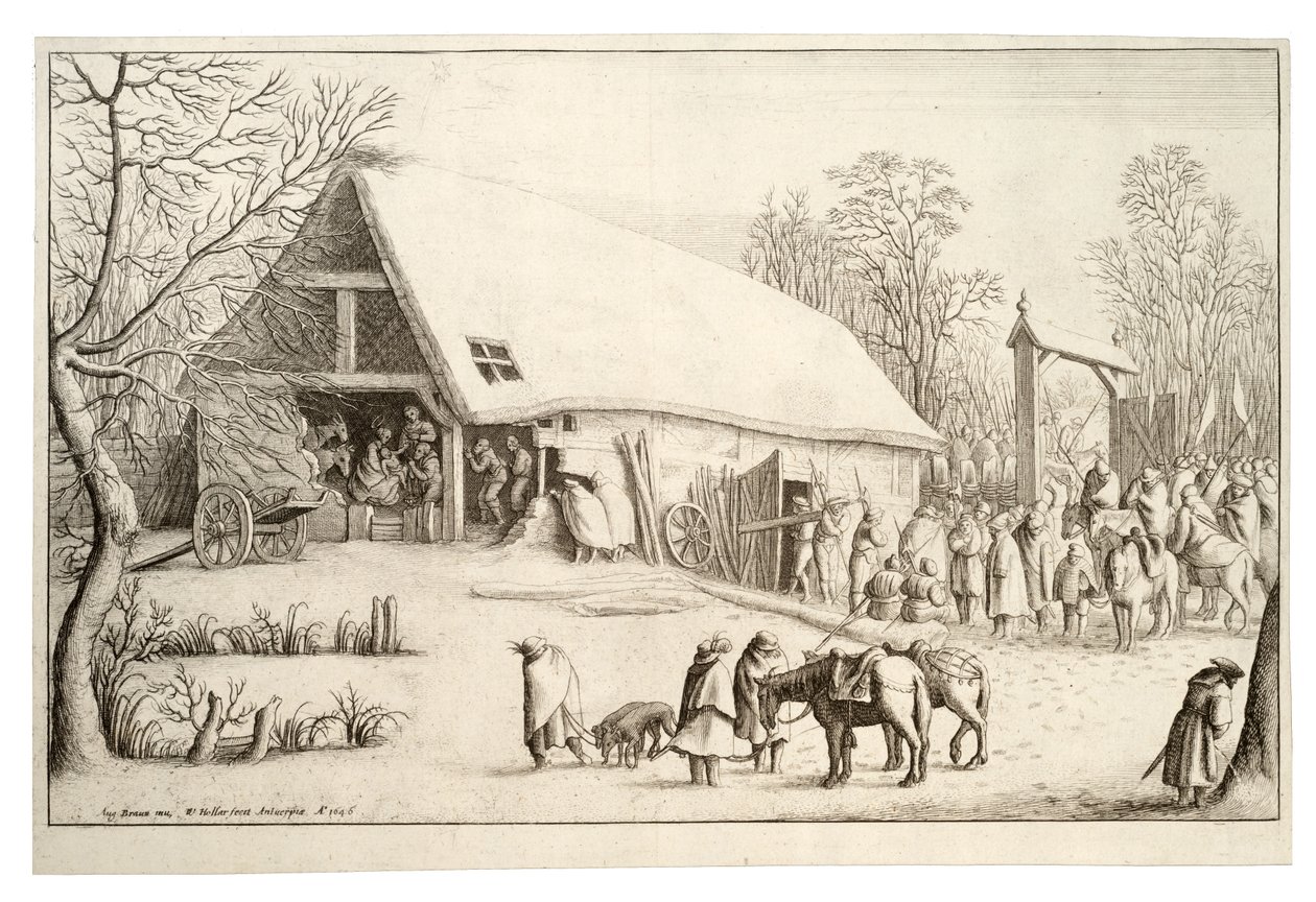 Kuninkaiden palvonta tekijältä Wenceslaus Hollar