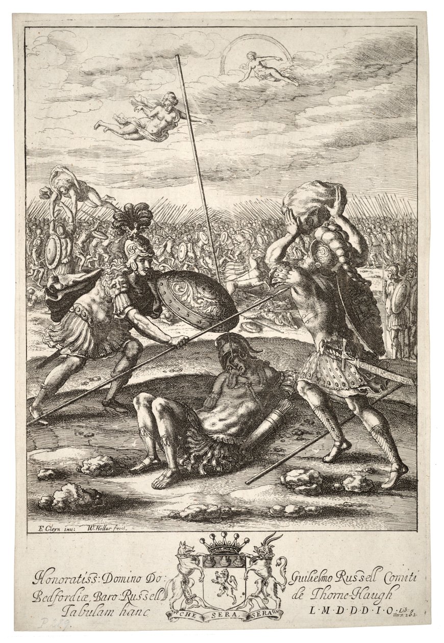 Aeneas ja Diomedes tekijältä Wenceslaus Hollar