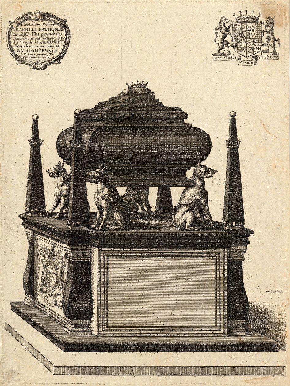 Bourchier (muistomerkki). Tila 1 tekijältä Wenceslaus Hollar