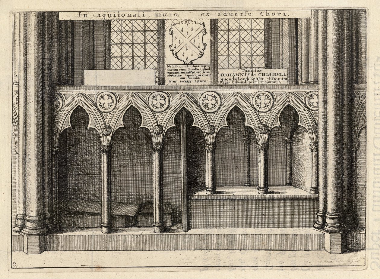 Chishull (muistomerkki) tekijältä Wenceslaus Hollar