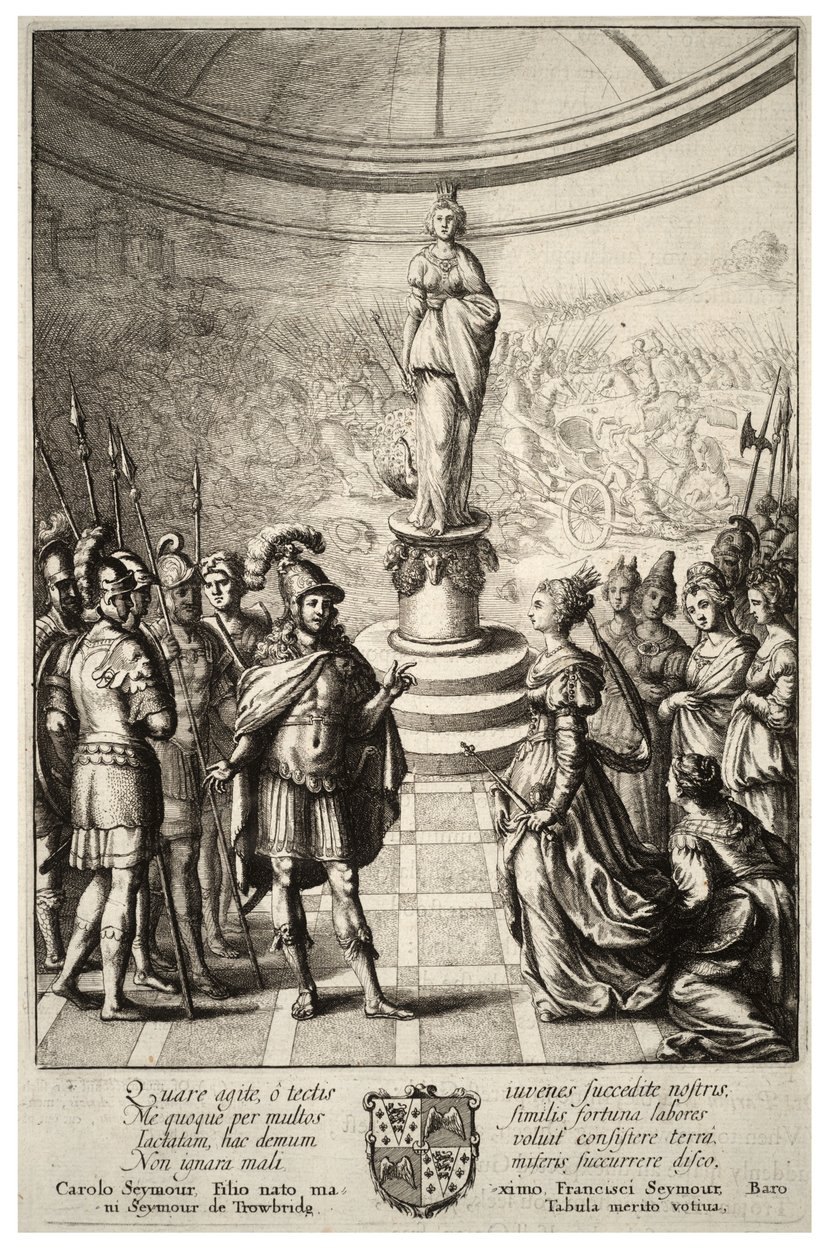 Dido ja Aeneas. Tila 2 tekijältä Wenceslaus Hollar