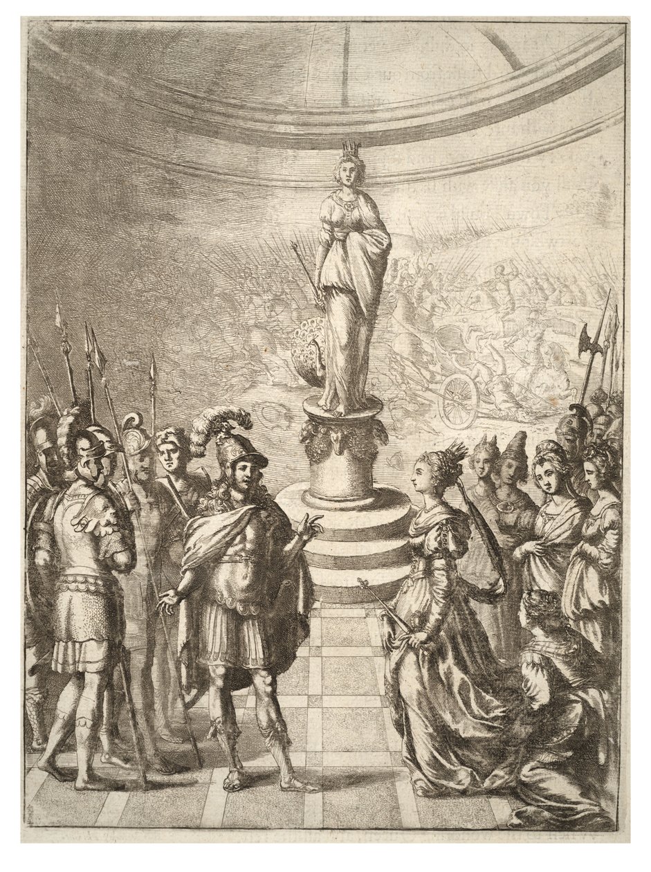 Dido ja Aeneas. Tila 5 tekijältä Wenceslaus Hollar