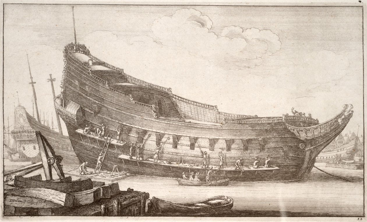 Rungon asentaminen. Tila 3 tekijältä Wenceslaus Hollar