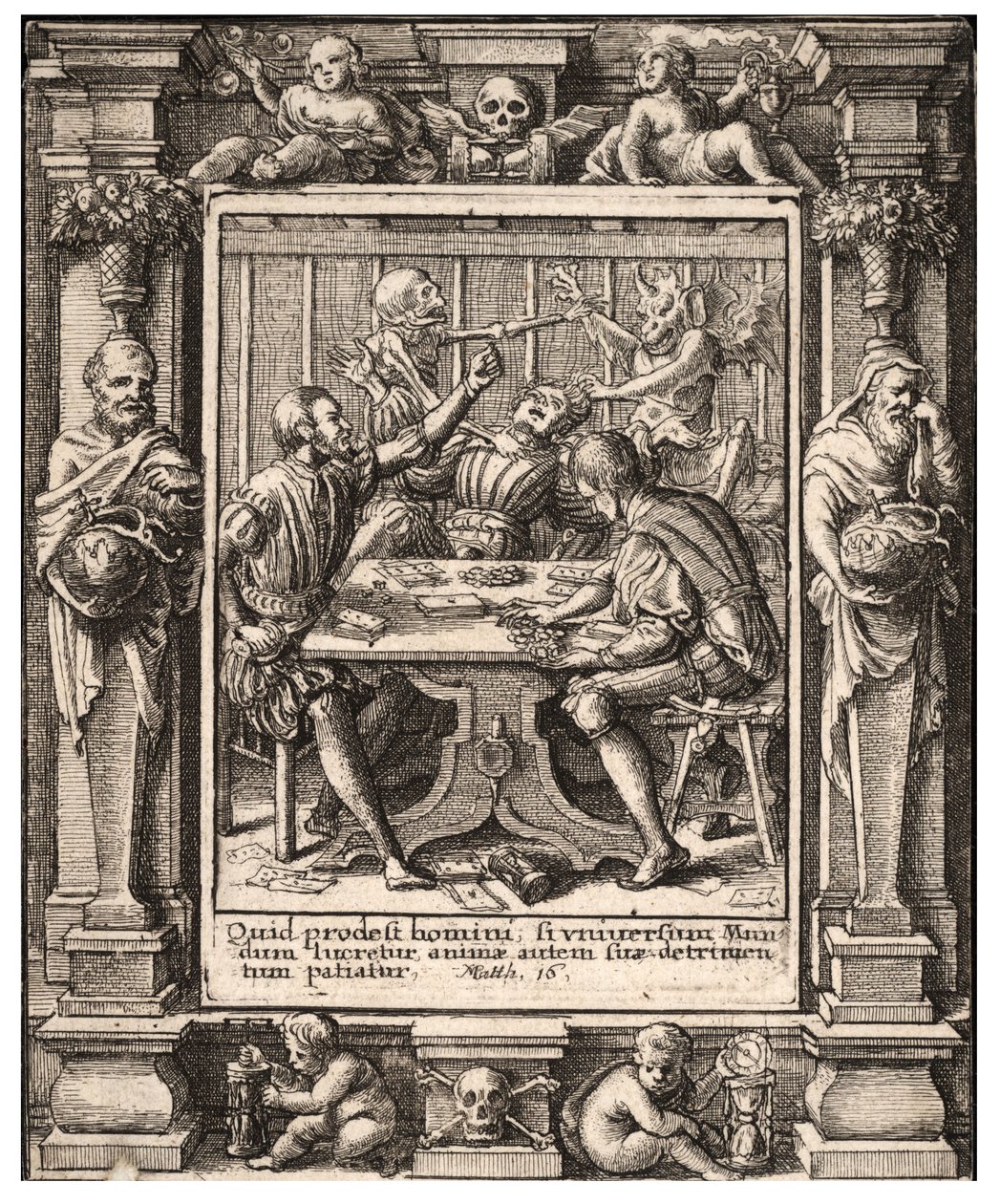 Pelimiehet tekijältä Wenceslaus Hollar