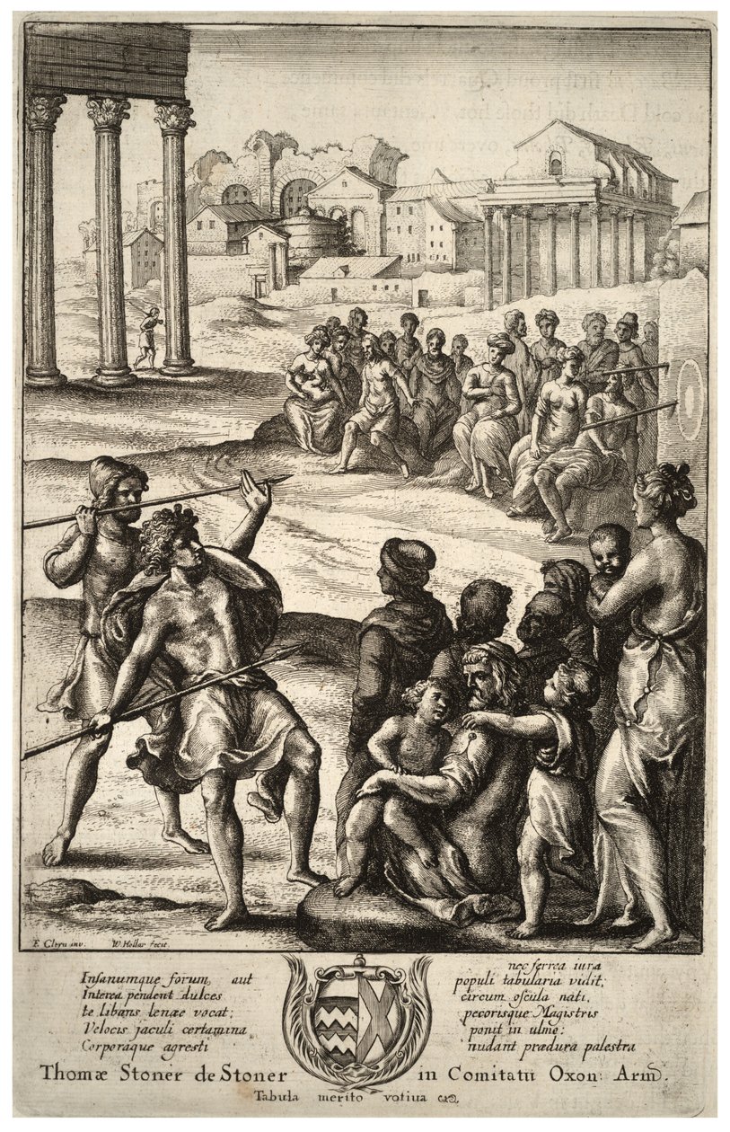 Keihäänheitto. Tila 3 tekijältä Wenceslaus Hollar