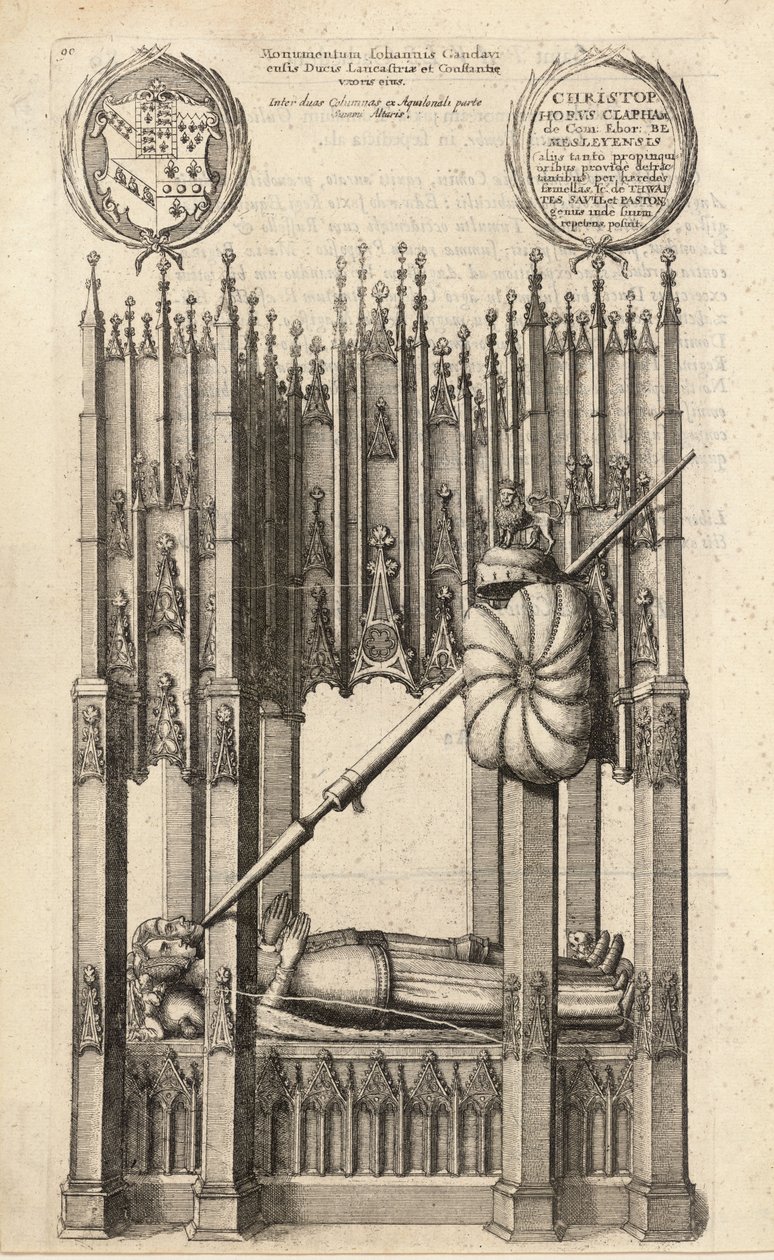 John of Gaunt (monumentti) tekijältä Wenceslaus Hollar