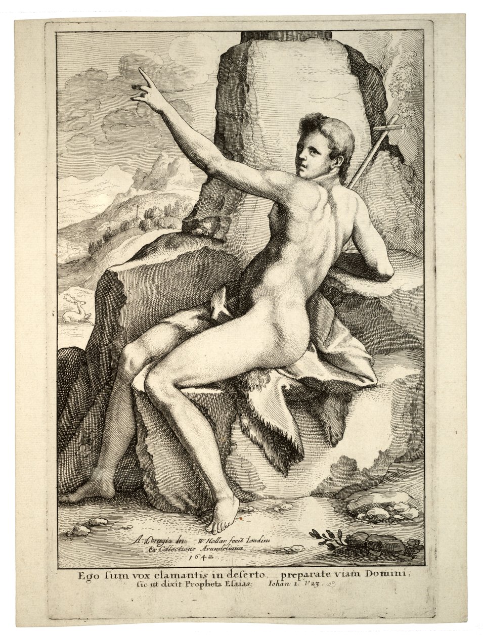 Johannes Kastaja. Tila 2 tekijältä Wenceslaus Hollar