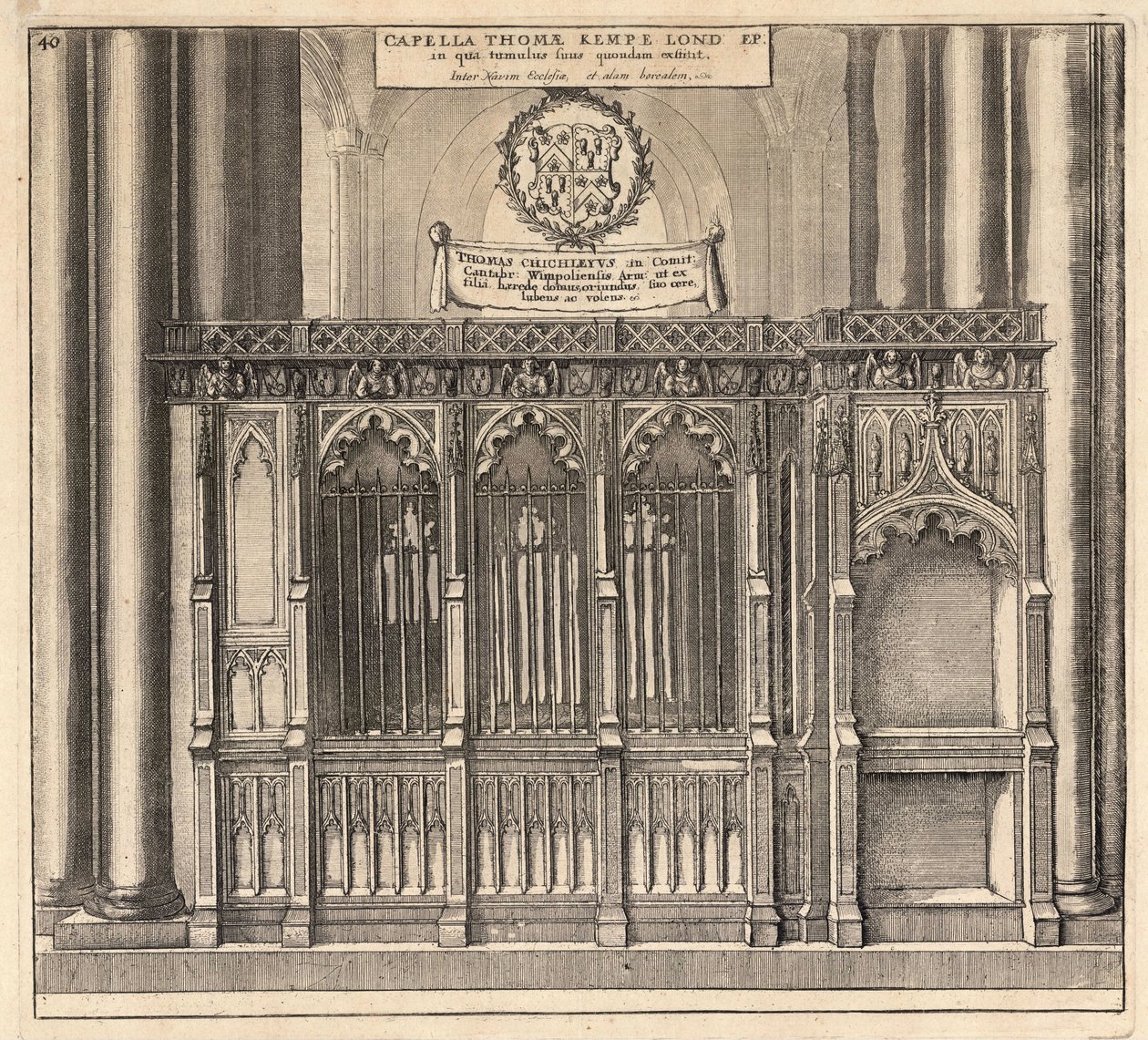 Kempe (muistomerkki) tekijältä Wenceslaus Hollar