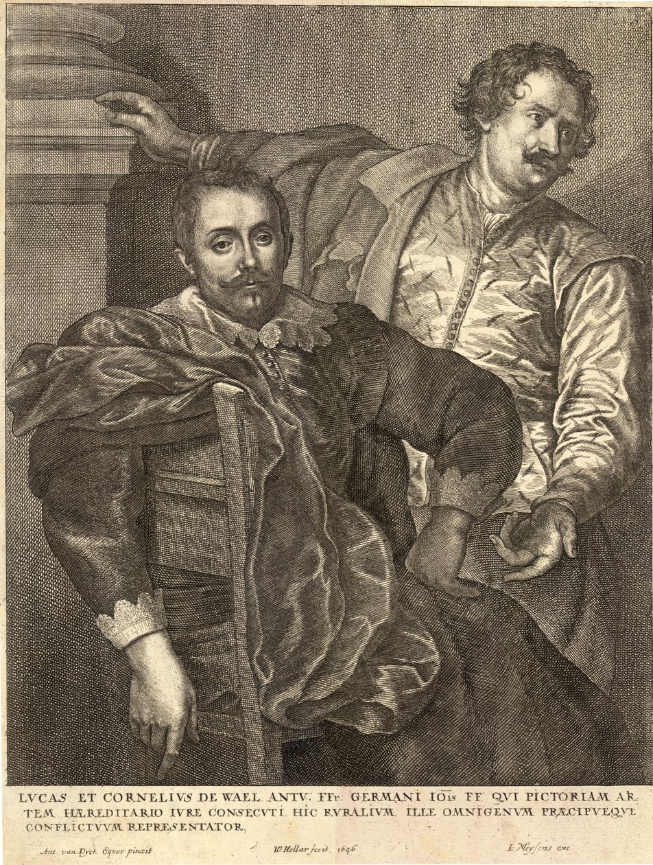 Lucas ja Cornelius de Wael. Tila 4 tekijältä Wenceslaus Hollar