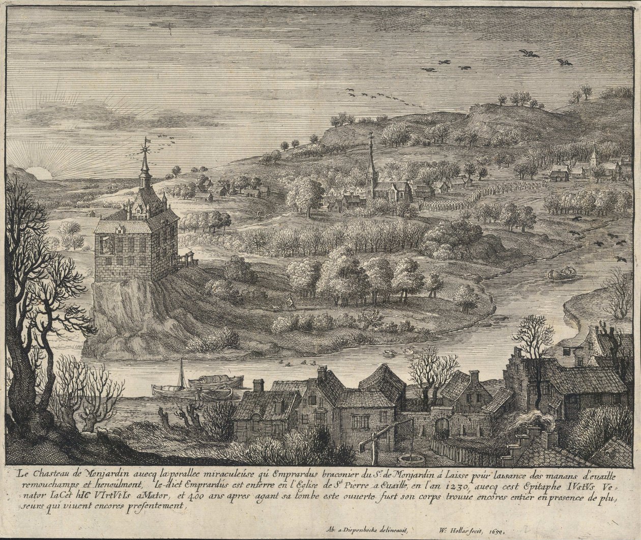 Monjardin. Valtio 1 tekijältä Wenceslaus Hollar