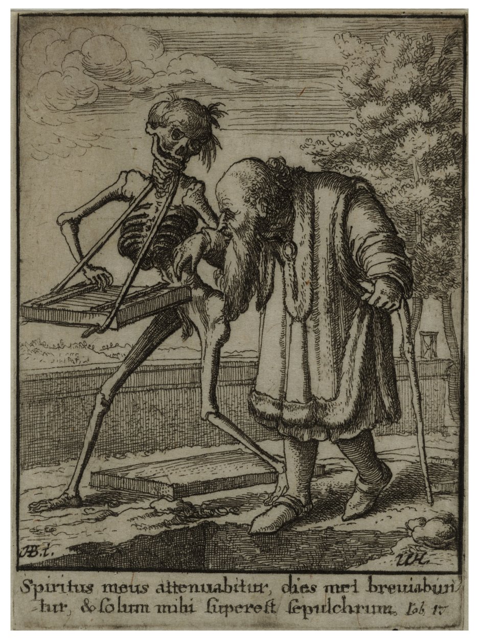 Vanha mies. Tila 2 tekijältä Wenceslaus Hollar
