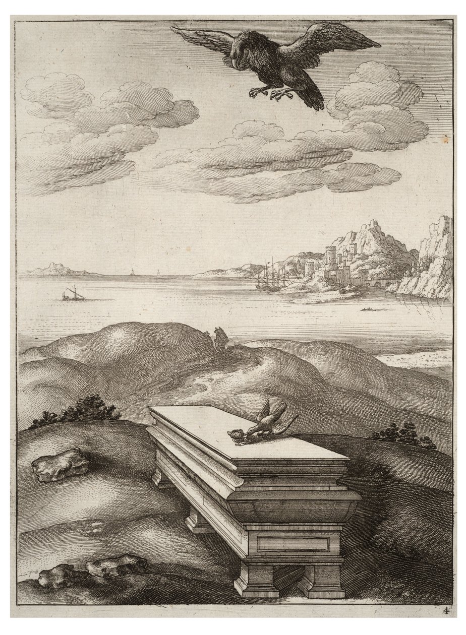 Kotka ja aamu tekijältä Wenceslaus Hollar