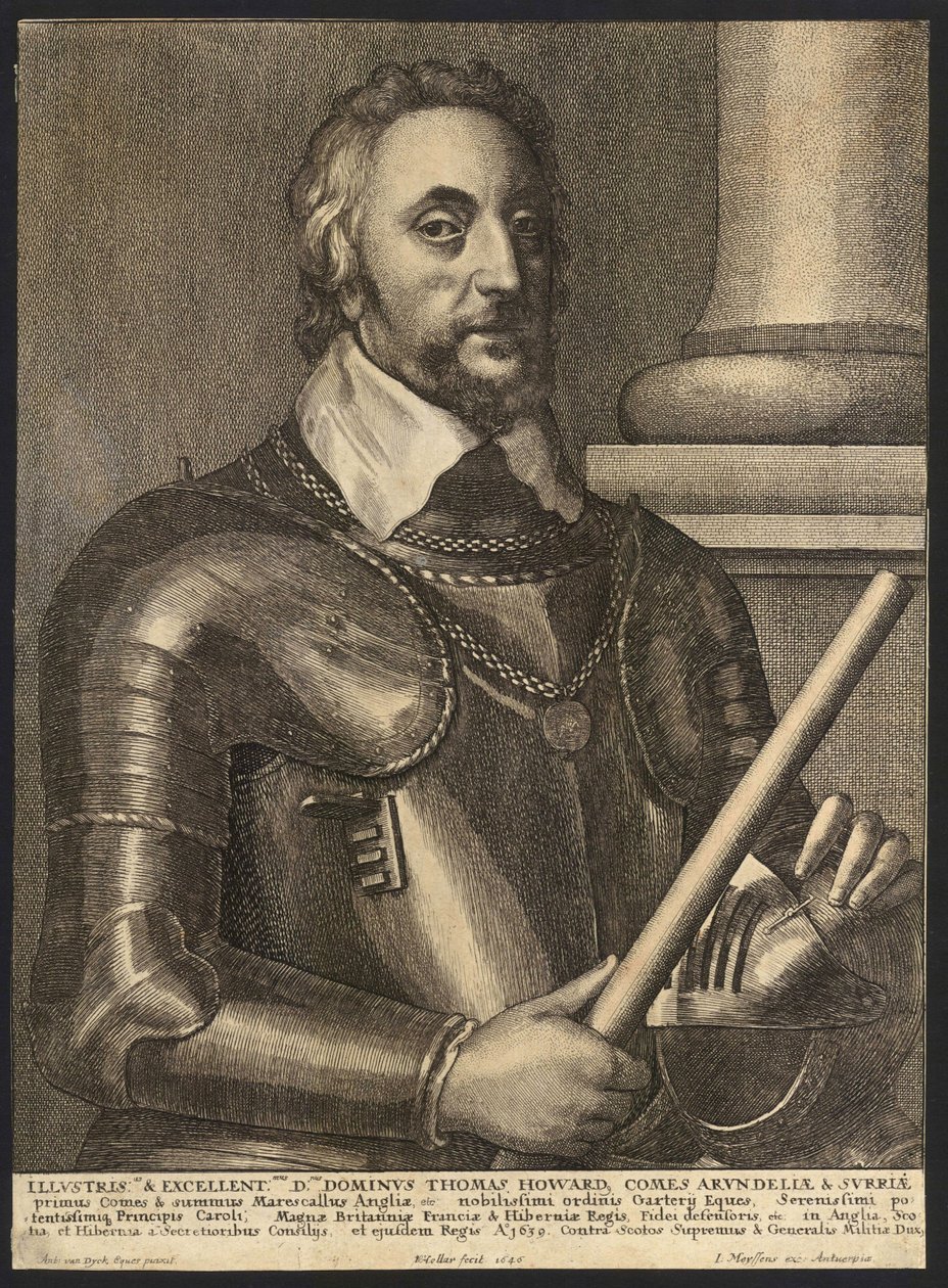 Thomas, Arundelin jaarli. Tila 1 tekijältä Wenceslaus Hollar