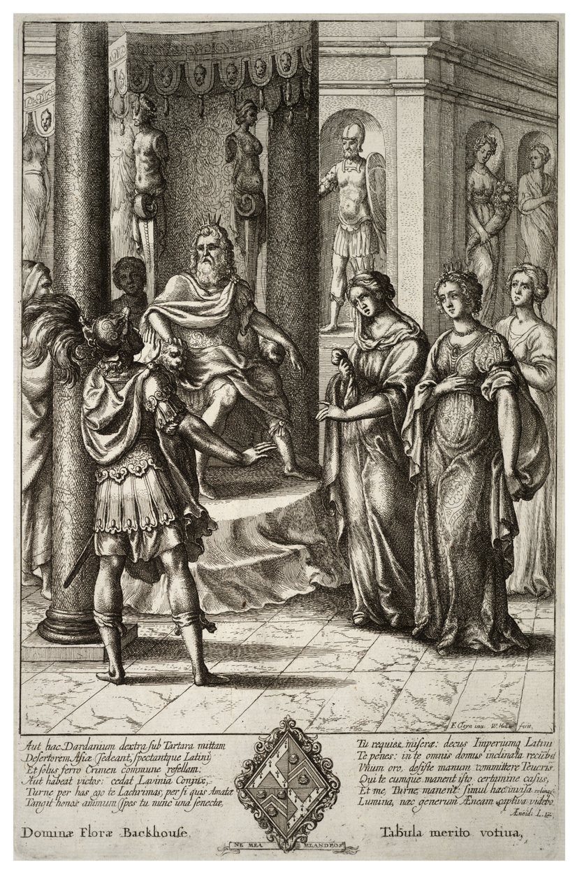 Turnus ennen Latinusta. Tila 2 tekijältä Wenceslaus Hollar
