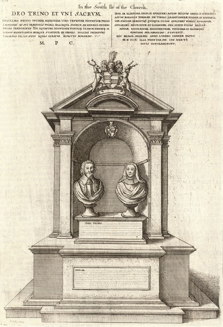 William Peto (muistomerkki) tekijältä Wenceslaus Hollar