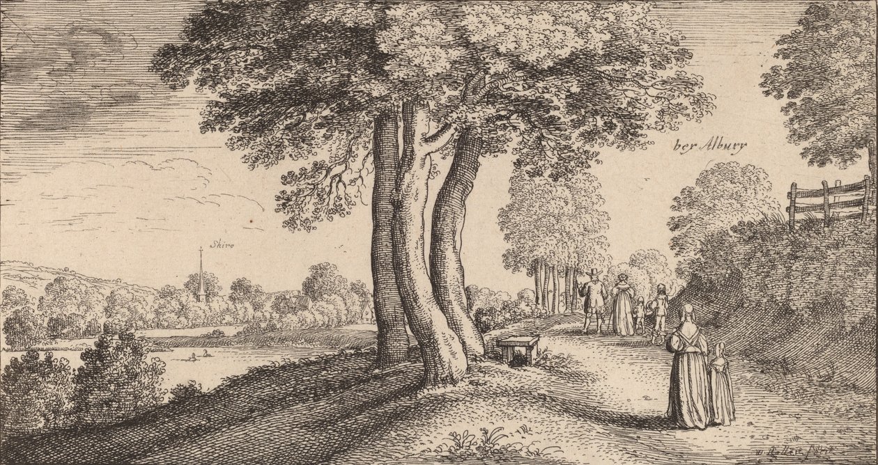 Albury, 1645. tekijältä Wenceslaus Hollar