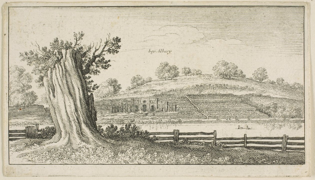 Albury kantoineen etualalla tekijältä Wenceslaus Hollar
