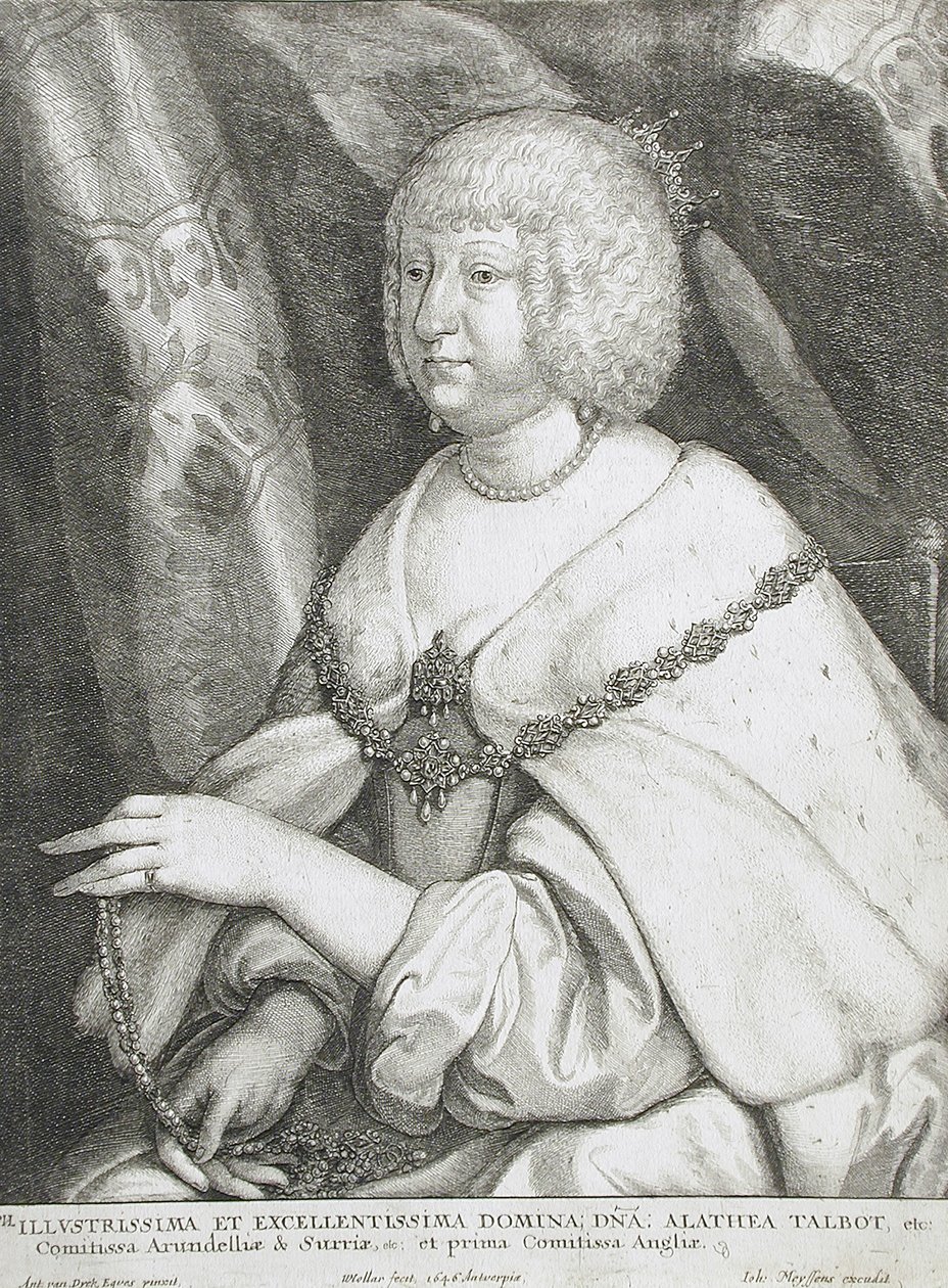 Althea Talbot, Lady Arundel tekijältä Wenceslaus Hollar