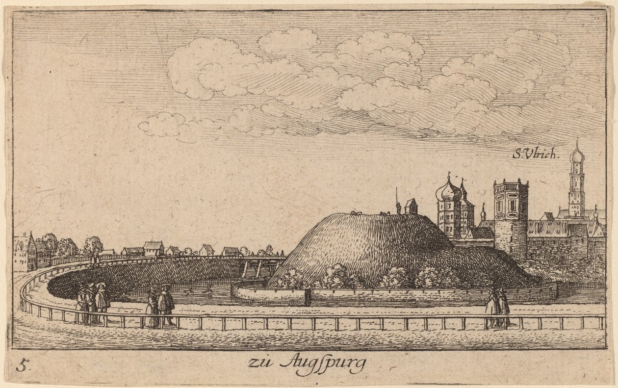 Augsburg tekijältä Wenceslaus Hollar