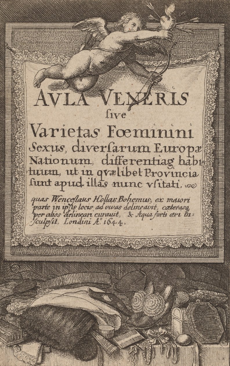 Friday Hall: Nimilehti, 1644. tekijältä Wenceslaus Hollar