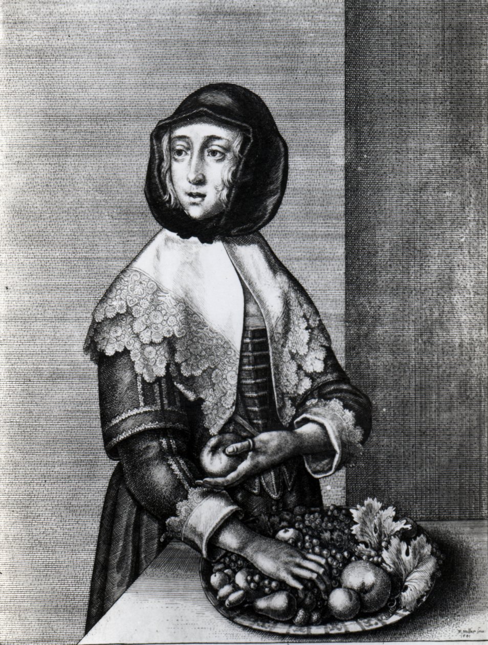 Syksy, 1641 tekijältä Wenceslaus Hollar