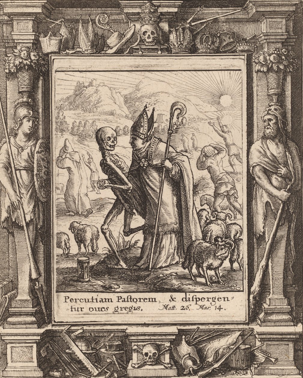 Piispa, 1651. tekijältä Wenceslaus Hollar