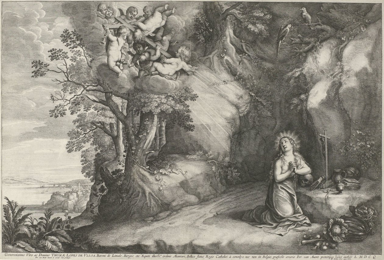 Maria Magdalena Boetawardille tekijältä Wenceslaus Hollar