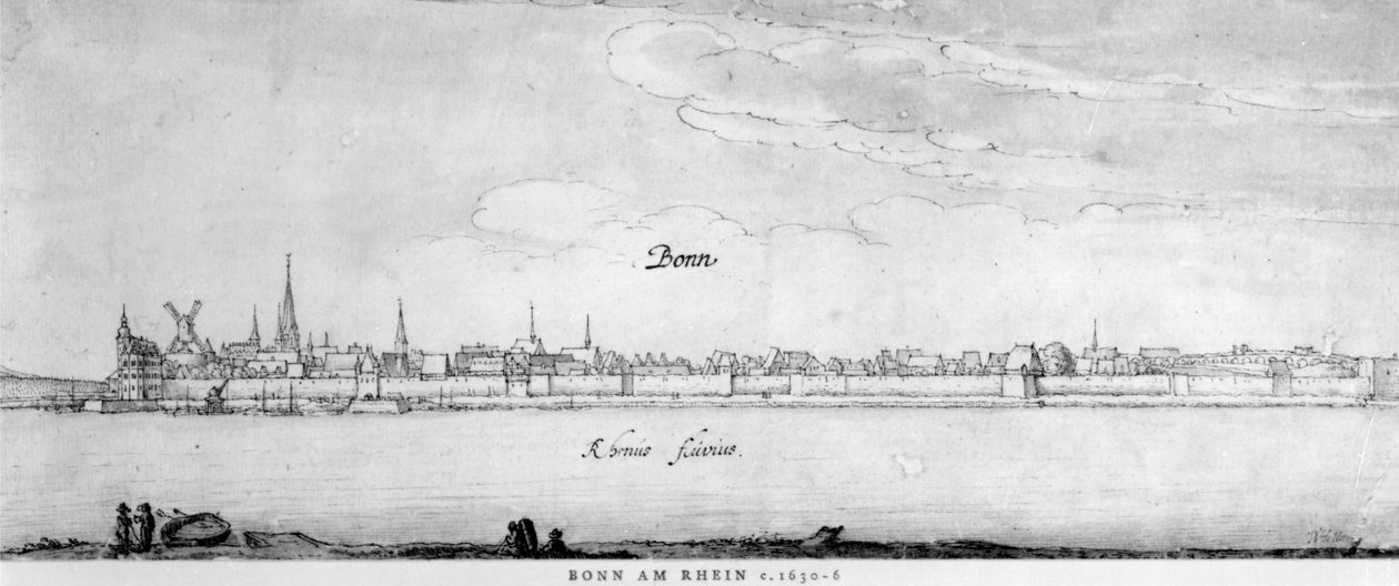Bonn, n. 1630-1636 tekijältä Wenceslaus Hollar