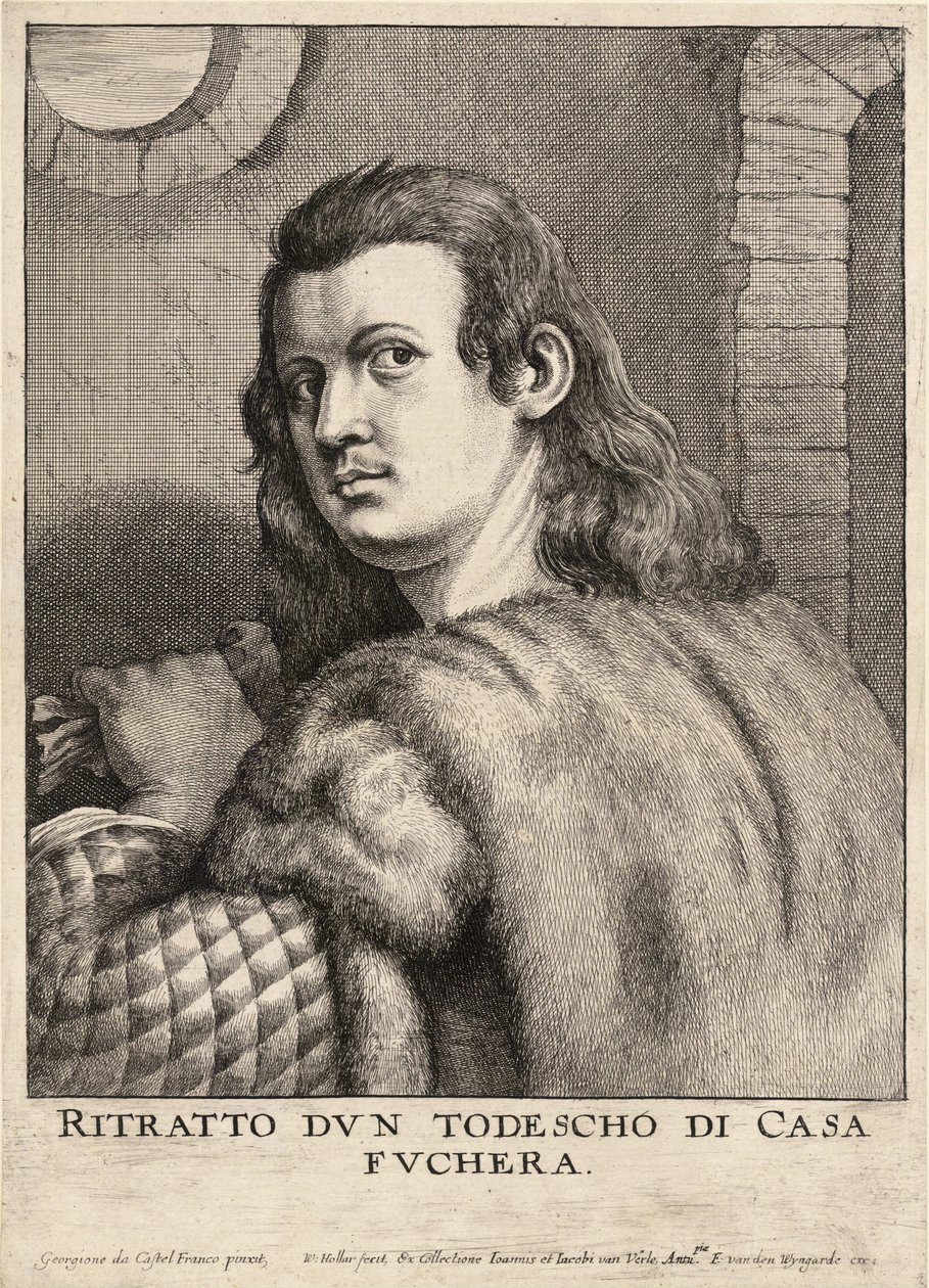 Buffalmacco eli "Todescho di Casa Fuchera". Valtio 3 tekijältä Wenceslaus Hollar