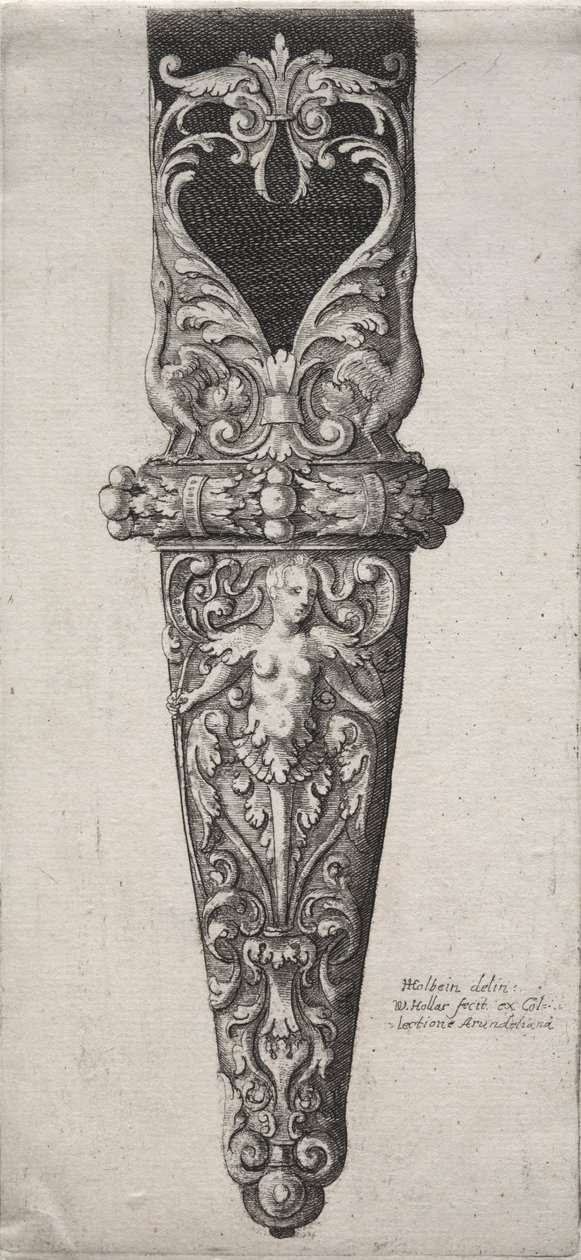 Design Dagger Sheathille. tekijältä Wenceslaus Hollar
