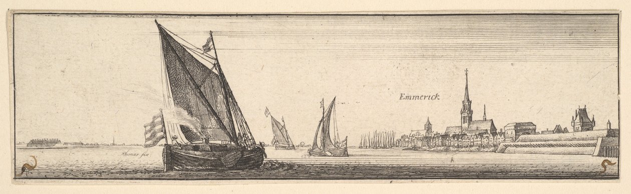 Emmerich, 1642-44. tekijältä Wenceslaus Hollar