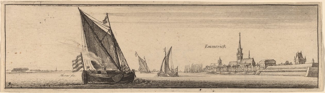 Emmerich, c. 16321635. tekijältä Wenceslaus Hollar