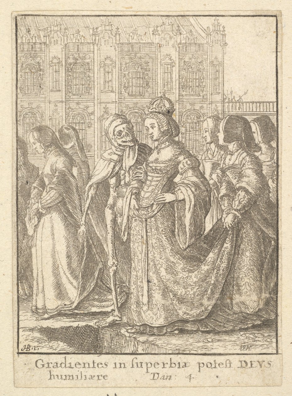 Keisarinna, Kuolemantanssista, 1651. tekijältä Wenceslaus Hollar