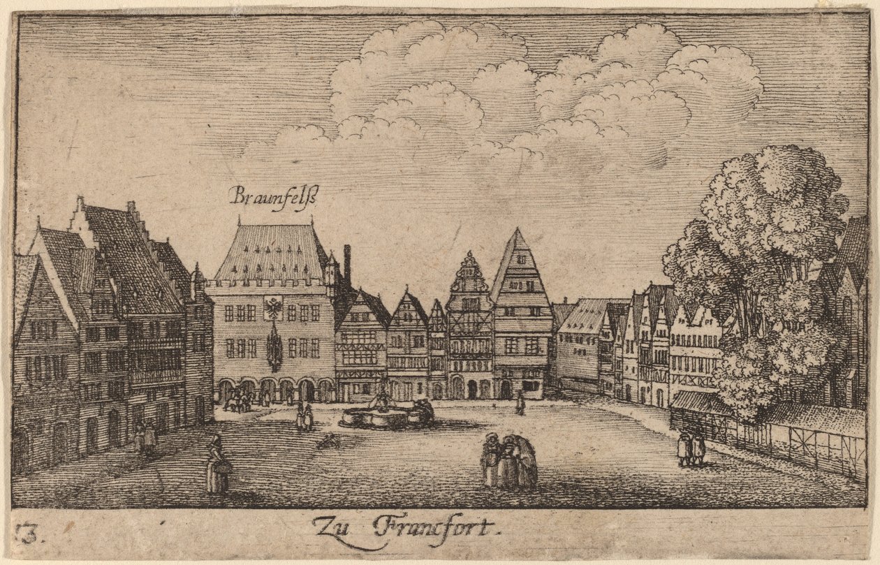 Frankfurt tekijältä Wenceslaus Hollar