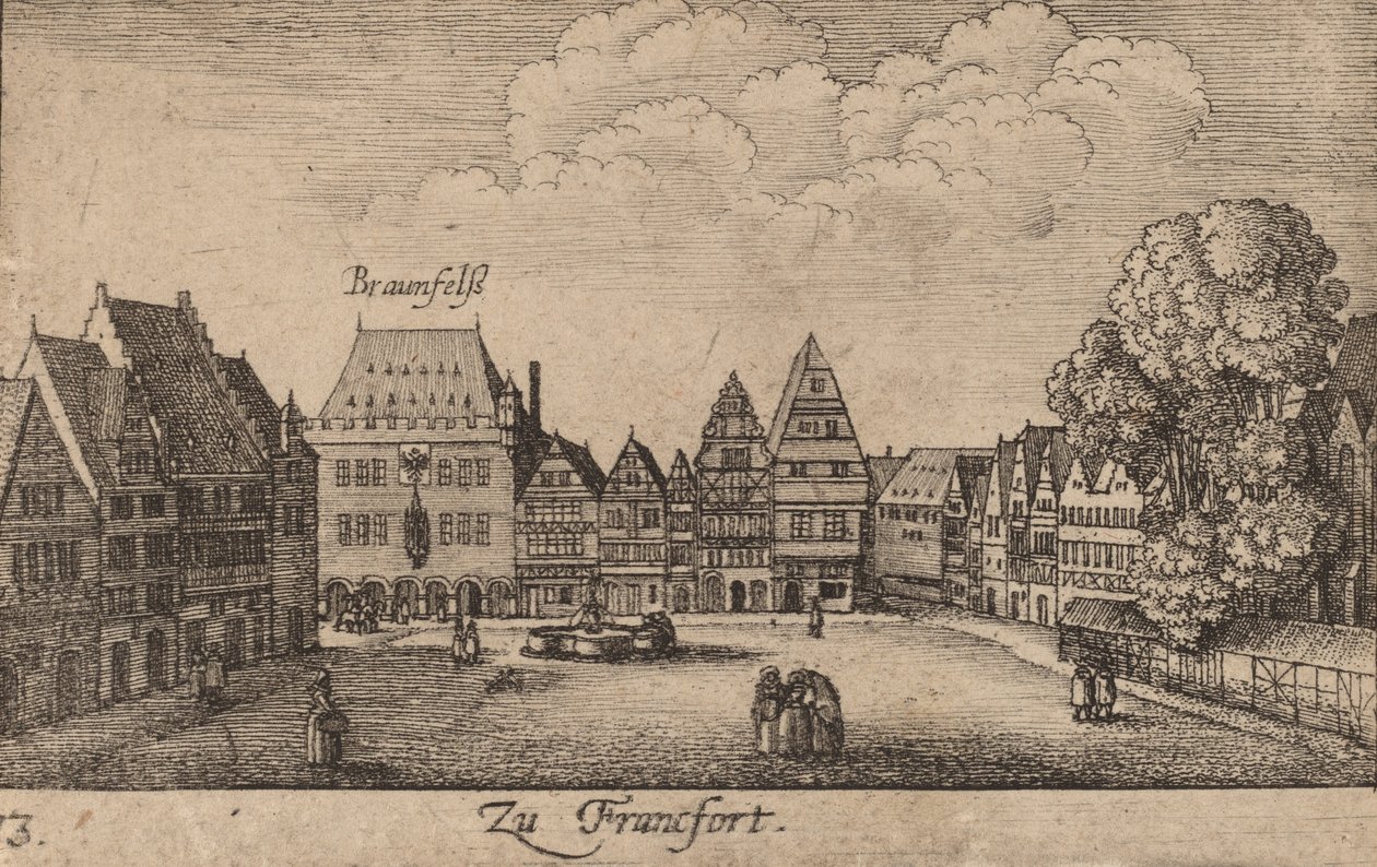 Frankfurt, 1635. tekijältä Wenceslaus Hollar