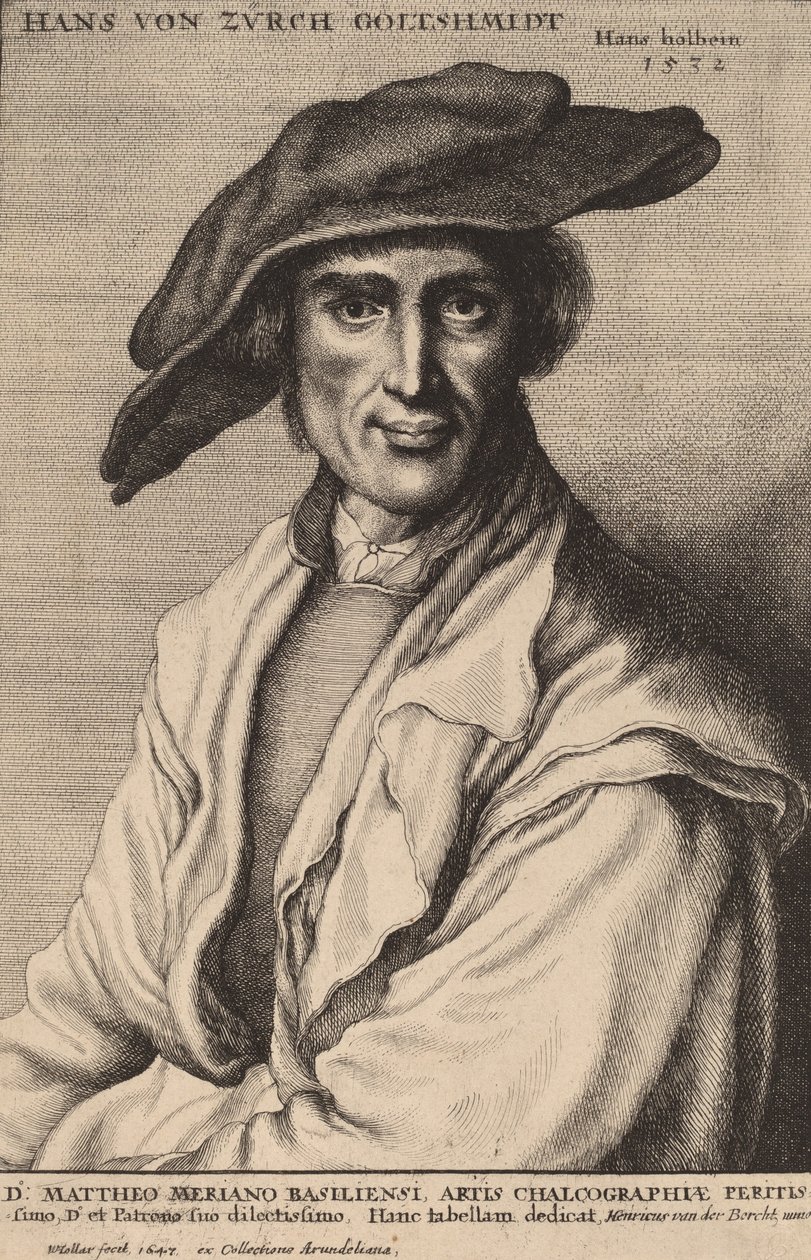 Hans von Zurch, kultaseppä, 1647. tekijältä Wenceslaus Hollar