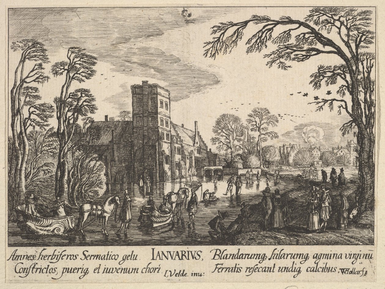 tammikuuta 1628-29. tekijältä Wenceslaus Hollar